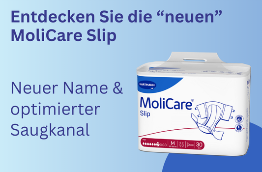 Vorankündigung: Neuigkeiten von den MoliCare Slip - Vorankündigung: Neuigkeiten von den MoliCare Slip