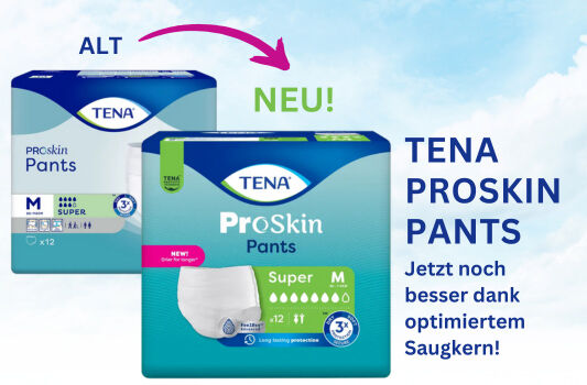 Neuigkeiten bei den TENA ProSkin Pants: Innovationen und bewährte Vorteile - Neuigkeiten bei den TENA ProSkin Pants: Innovationen und bewährte Vorteile