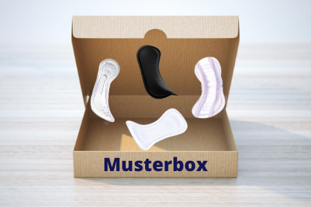 Praktische Musterboxen - Aus vielen Mustern testen und das optimale Inkontinenz-Produkt für sich finden! - Praktische Musterboxen - Aus vielen Mustern testen und das optimale Inkontinenz-Produkt für sich finden 