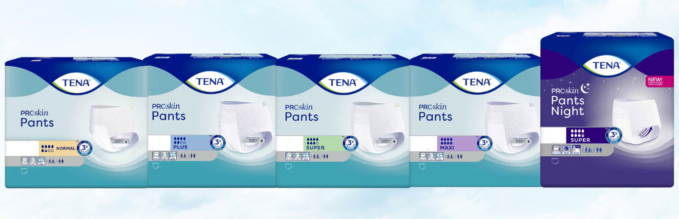 TENA Pants - Altes Verpackungsdesign