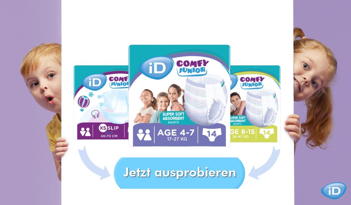 Banner iD Comfy Junior Ontex Weltkindertag 2024