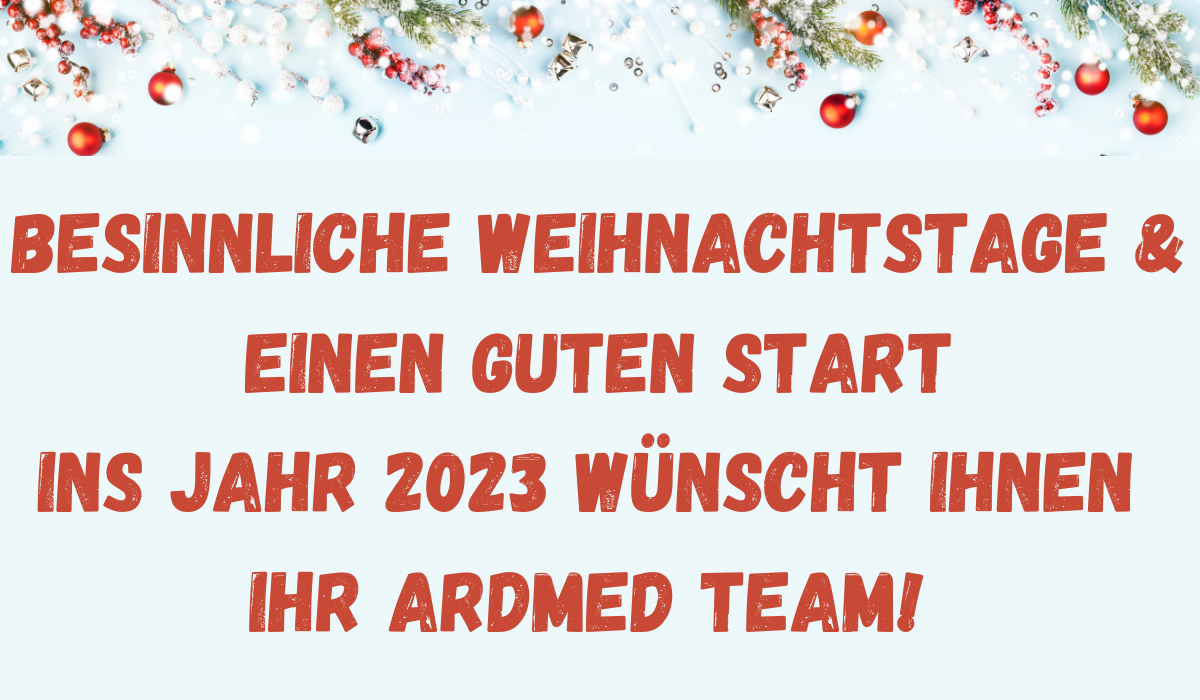 Weihnachtsinformationen und Bestellfristen 