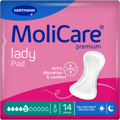 MoliCare Premium Mobile Lady Pad 5 Tropfen Packung Mobile Ansicht