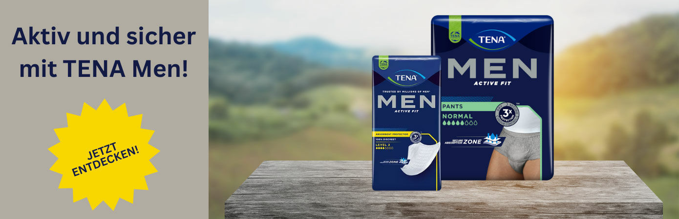 TENA Men Sortiment Banner 