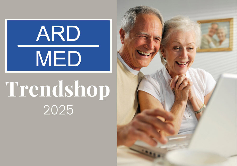 ARDMED Trendshop 2025 - Glückliche Kundin und Kunde