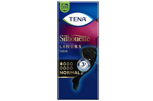 TENA Silhouette Slipeinlagen Normal Noir - Inkontinenzeinlagen Damen