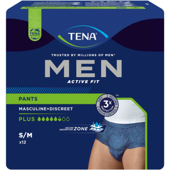 TENA Man Active Fit Plus Pants Dunkelblau - Inkontinenz Pants & Inkontinenzhosen