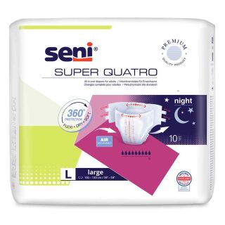 Seni Super Quatro Large (10 Stk)