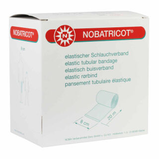 NOBATRICOT Schlauchverband elastisch 8 cm x 20 m