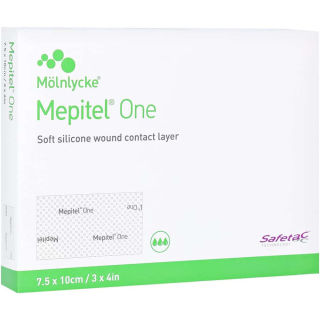 Mepitel One Silikon Netzverband 7,5 x 10 cm steril (10 Stk)
