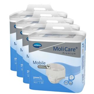 Sonderangebot MoliCare Premium Mobile 6 Tropfen Large (4x14 Stk)