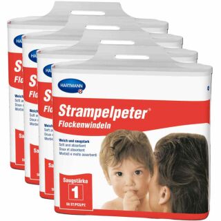 Sonderangebot Strampelpeter Flockenwindeln 1 (4x56 Stk)