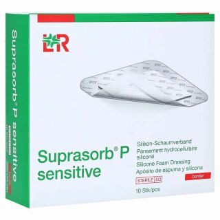 Suprasorb P sensitive border Silikon-Schaumverband