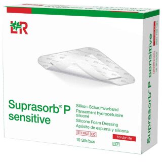 Suprasorb P sensitive border lite Silikon-Schaumverband