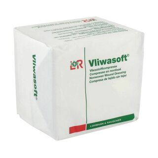 Vliwasoft Vlieskompressen 4-fach 7,5x7,5 cm unsteril (100 Stk)