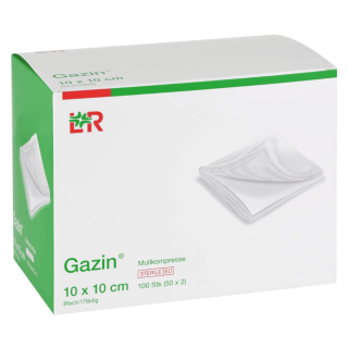 Gazin Mullkompressen 8-fach 10x10 cm steril (50x2 Stk)